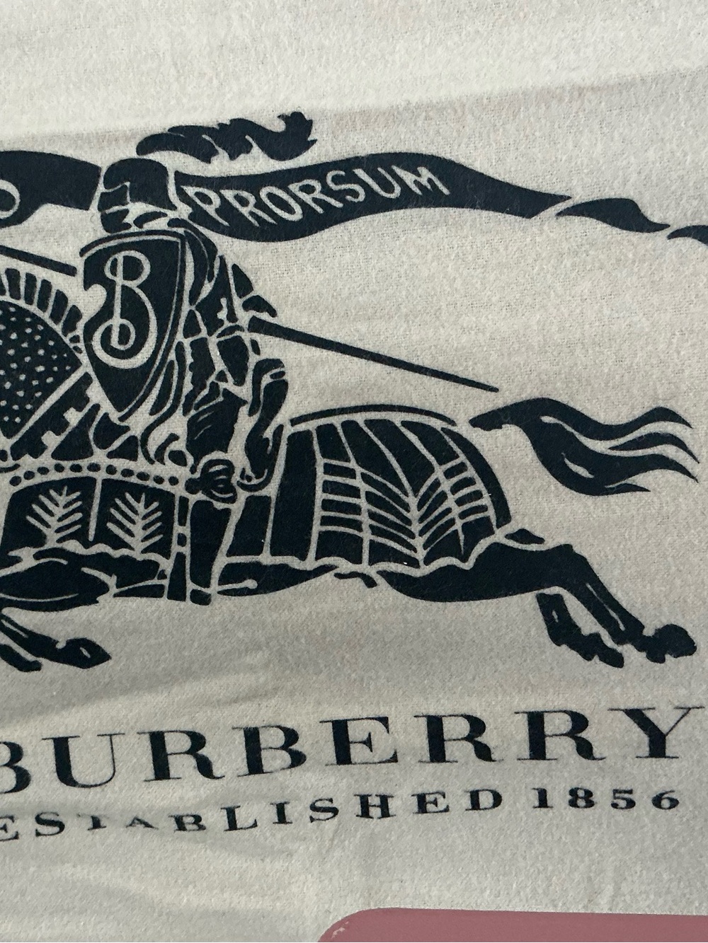 Burberry Tan Dust bag 27” x 22”